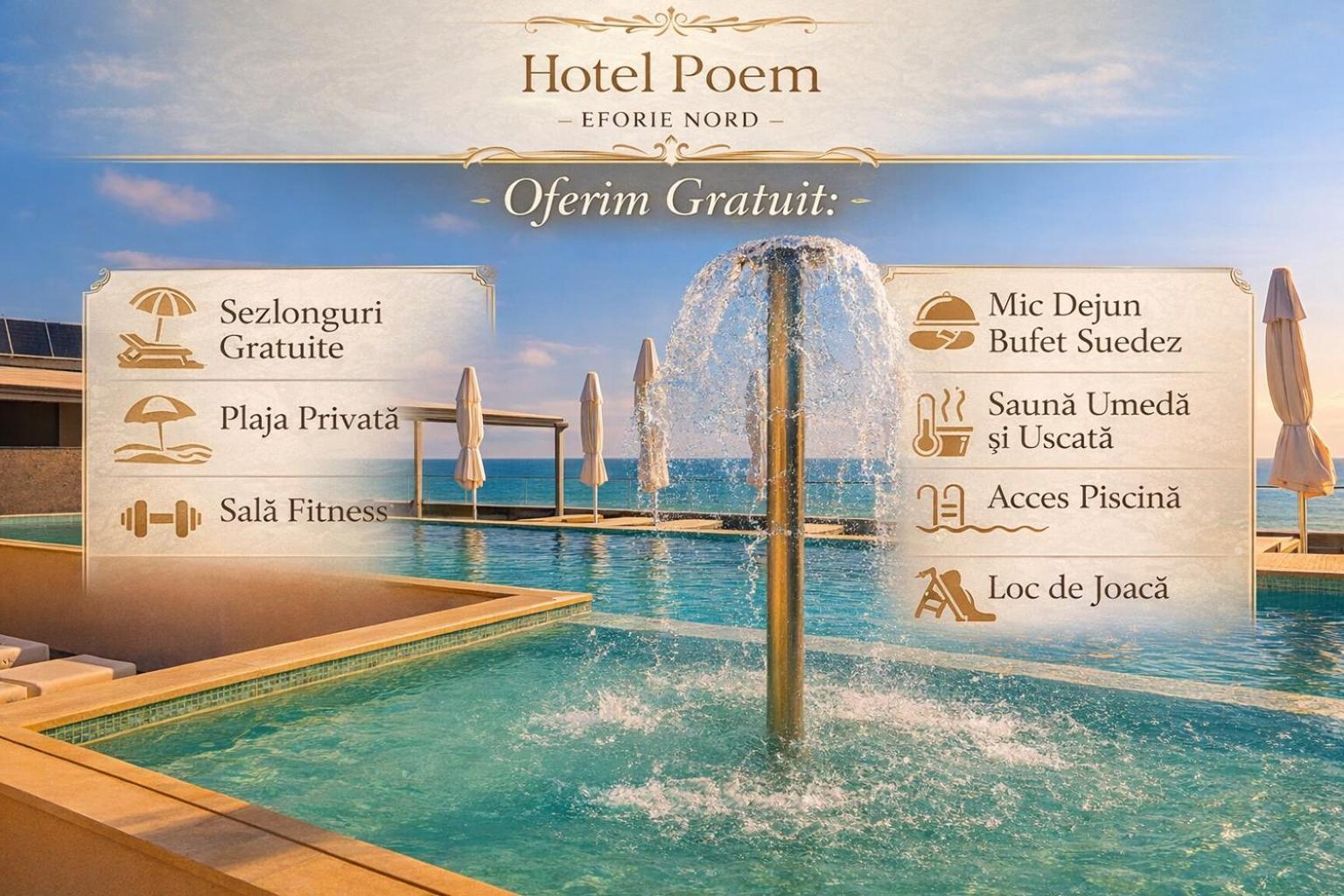 Hotel Poem Eforie Nord - Roof Top Pool & Panoramic Sea View Eforie Nord ...